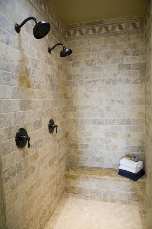 Luxurious Shower with Seating